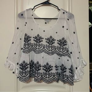 American Eagle flowy blouse